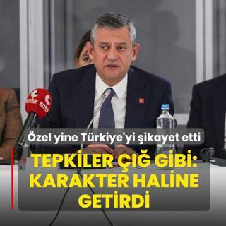 �zel yurt d���nda yine T�rkiye'yi �ikayet etti! Tepkiler ��� gibi: Karakter haline getirdi