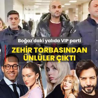 Bo�az'daki yal�da VIP parti! Zehir torbas�ndan �nl�ler ��kt�