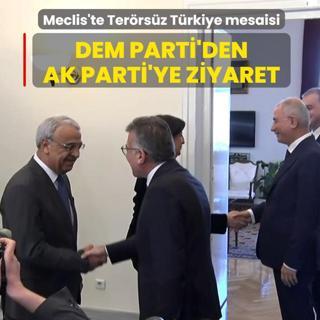 Meclis'te Ter�rs�z T�rkiye mesaisi: Dem Parti AK Parti'yi ziyaret etti