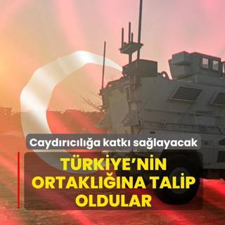 Savunma i�in T�rkiye'nin ortakl���na talip oldular: Cayd�r�c�l��a katk� sa�layacak