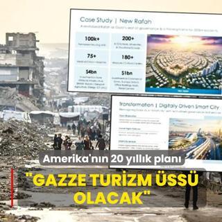 �Gazze turizm �ss� olacak�