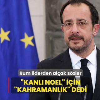 Rum liderden al�ak s�zler: �Kanl� Noel� i�in �kahramanl�k� dedi