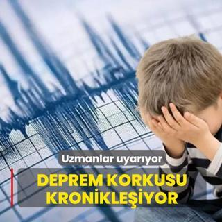 Uzmanlar uyar�yor! Deprem korkusu kronikle�iyor