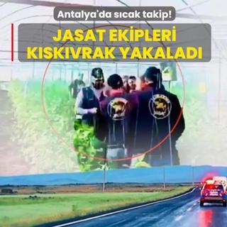 Antalya'da s�cak takip! JASAT ekipleri taraf�ndan k�sk�vrak yakaland�