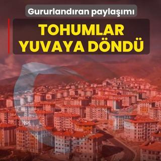 Bakan Kurum'dan gururland�ran payla��m�: Tohumlar yuvaya d�nd�