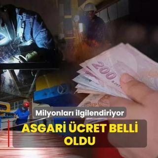 Milyonlar� ilgilendiriyor! Asgari �cret belli oldu