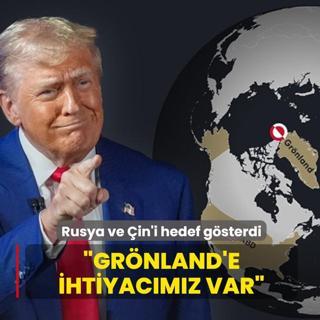 Rusya ve �in'i hedef g�sterdi: Gr�nland'e ihtiyac�m�z var