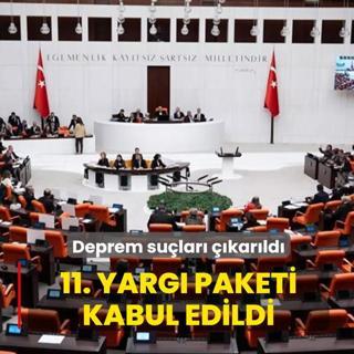 11. Yarg� Paketi TBMM'de kabul edildi