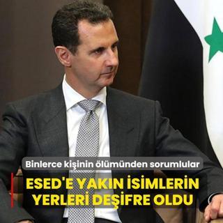 Binlerce ki�inin �l�m�nden sorumlular! Esed'e yak�n isimlerin yerleri de�ifre oldu