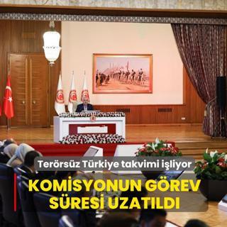 Ter�rs�z T�rkiye takvimi i�liyor... Komisyonun g�rev s�resi uzat�ld�