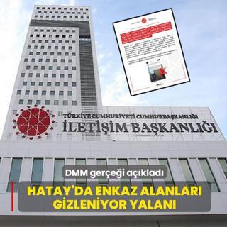 Hatay'da enkaz alanlar� gizleniyor yalan�! DMM ger�e�i a��klad�