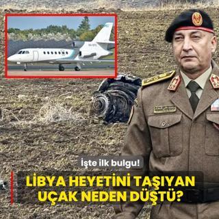 Libya heyetini ta��yan u�ak neden d��t�? ��te ilk bulgu