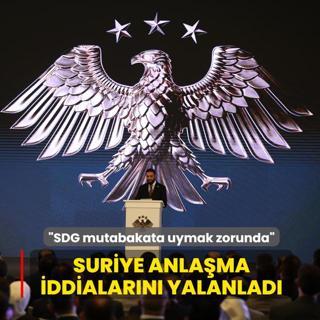 Suriye h�k�meti anla�ma iddialar�n� yalanlad�... �SDG mutabakata uymak zorunda�