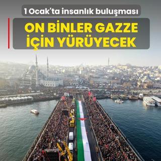 1 Ocak'ta insanl�k bulu�mas�! On binler Gazze i�in y�r�yecek