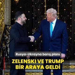 Rusya-Ukrayna bar�� plan�... Zelenski ve Trump bir araya geldi