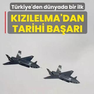 T�rkiye'den d�nyada bir ilk... Bayraktar KIZILELMA'dan tarihi ba�ar�