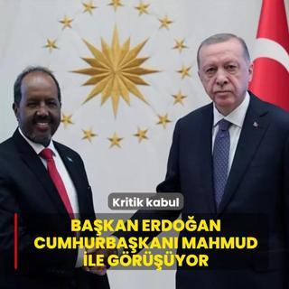 Kritik kabul: Ba�kan Erdo�an Cumhurba�kan� Mahmud ile g�r���yor