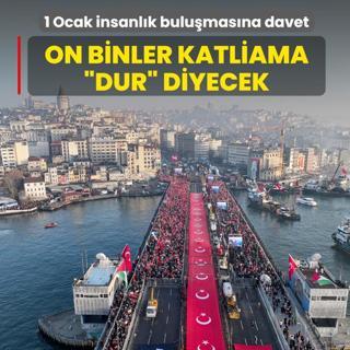 1 Ocak insanl�k bulu�mas�na davet! On binler  katliama �dur� diyecek