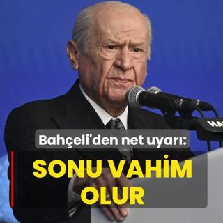 Bah�eli'den net mesaj: Sonu vahim olur