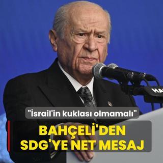 Bah�eli'den ter�r �rg�t� SDG'ye net mesaj: �srail'in kuklas� olmamal�d�r