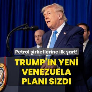 Trump'�n yeni Venezuela plan� s�zd�: Petrol �irketlerine ilk �art!