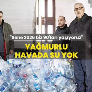 Ya�murlu havada su yok