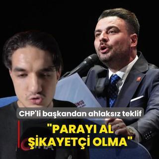 CHP'li ba�kandan ezdi�i motorcuya ahlaks�z teklif: Paray� al �ikayet�i olma
