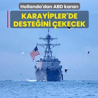 Hollanda'dan ABD karar�... Karayipler'de deste�ini �ekecek