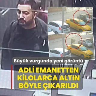 B�y�k�ekmece'deki vurgunda yeni g�r�nt�: Adli emanetten kilolarca alt�n b�yle ��kar�ld�