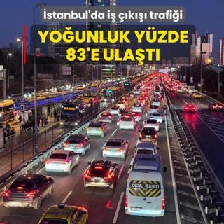 �stanbul'da i� ��k��� trafi�i... Yo�unluk y�zde 83'e ula�t�