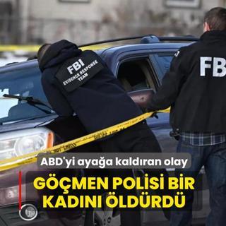 ABD'yi aya�a kald�ran olay... G��men polisi bir kad�n� �ld�rd�