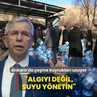 Ankara'da �e�me kuyruklar� uzuyor... �Alg�y� de�il, suyu y�netin�