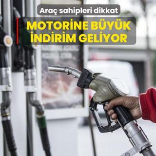 Ara� sahipleri dikkat: Motorine b�y�k indirim geliyor