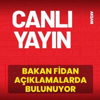 Bakan Fidan Ummanl� mevkida�� Busaidi bas�n toplant�s� d�zenliyor