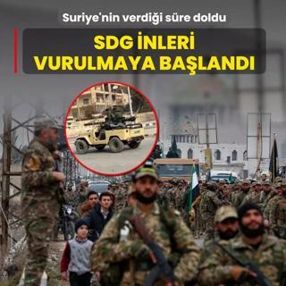 Suriye'nin operasyon i�in verdi�i s�re doldu! SDG inleri vurulmaya ba�land�