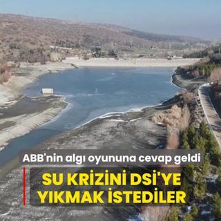 ABB'nin alg� oyununa cevap geldi! Su krizini DS�'ye y�kmak istediler