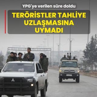 YPG'ye verilen s�re doldu! Ter�ristler tahliye uzla�mas�na uymad�