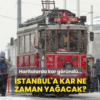 �stanbul'a kar ne zaman, hangi g�n ya�acak? Haritalarda kar g�r�nd�...