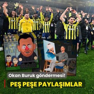 Fenerbah�e'den payla��m! Okan Buruk g�ndermesi