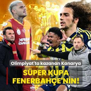 S�per Kupa Fenerbah�e'nin! Olimpiyat'ta kazanan sar� lacivertliler