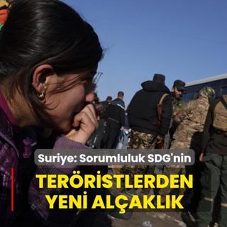 Halep yenilgisi sonras� ter�ristlerden yeni al�akl�k! Suriye: Sorumluluk SDG'nin