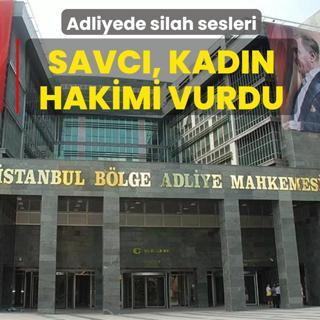 Kartal B�lge Adliyesi'nde silahl� sald�r�! Savc�, eski e�i olan hakimi vurdu
