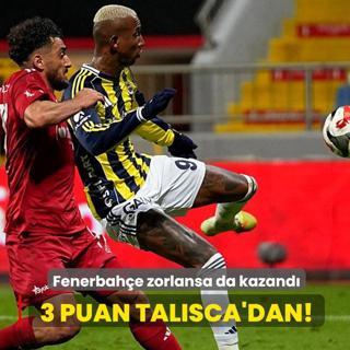 3 puan Talisca'dan! Fenerbah�e zorlansa da kazand�