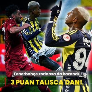 3 puan Talisca'dan! Fenerbah�e zorlansa da kazand�
