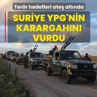 Suriye ordusu YPG'nin karargah�n� vurdu