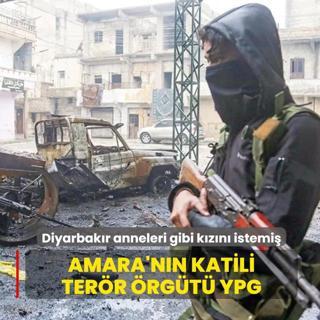 Amara'n�n katili ter�r �rg�t� YPG