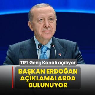 TRT Gen� Kanal� a��l�yor... Ba�kan Erdo�an a��klamalarda bulunuyor