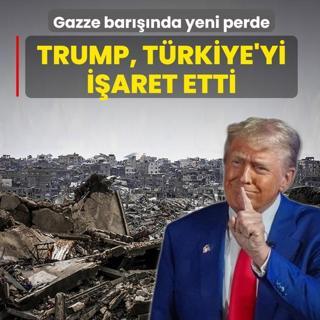 Gazze bar���nda yeni perde! Trump, T�rkiye'yi i�aret etti