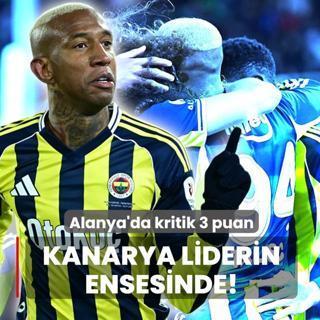 Liderin ensesinde! Fenerbah�e'den Alanya'da kritik 3 puan