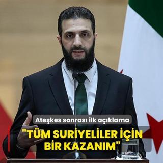 �ara'dan ate�kes sonras� ilk a��klama: Anla�ma, t�m Suriyeliler i�in bir kazan�m